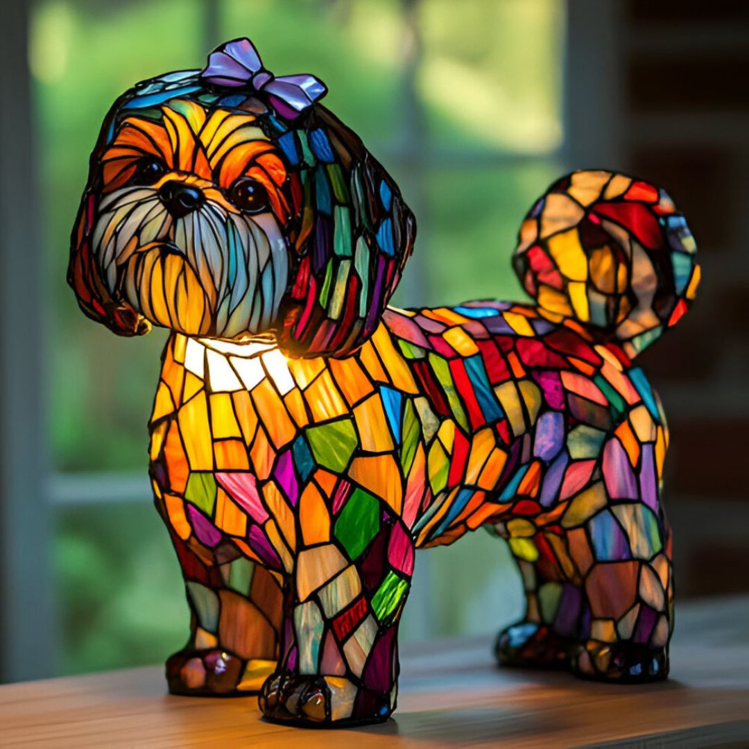 Rosie | Colorful Magical Dog Lamp
