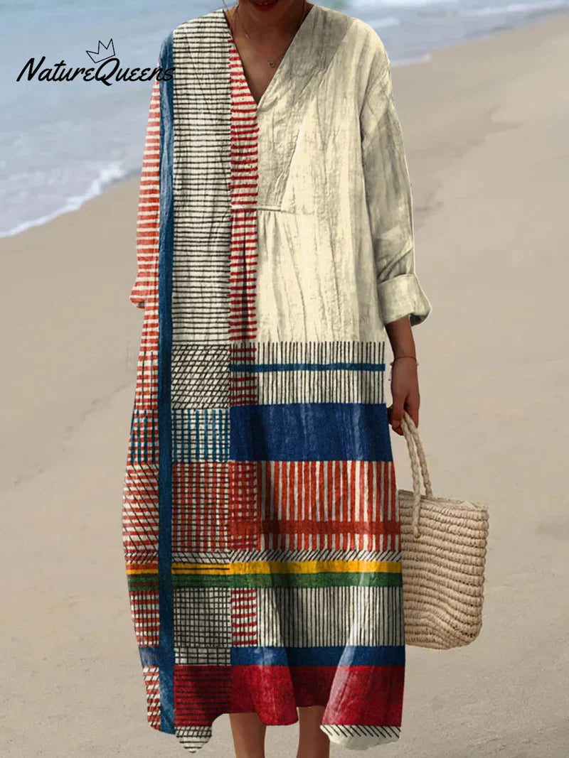 Leocadia | Bohemian Patchwork Dress
