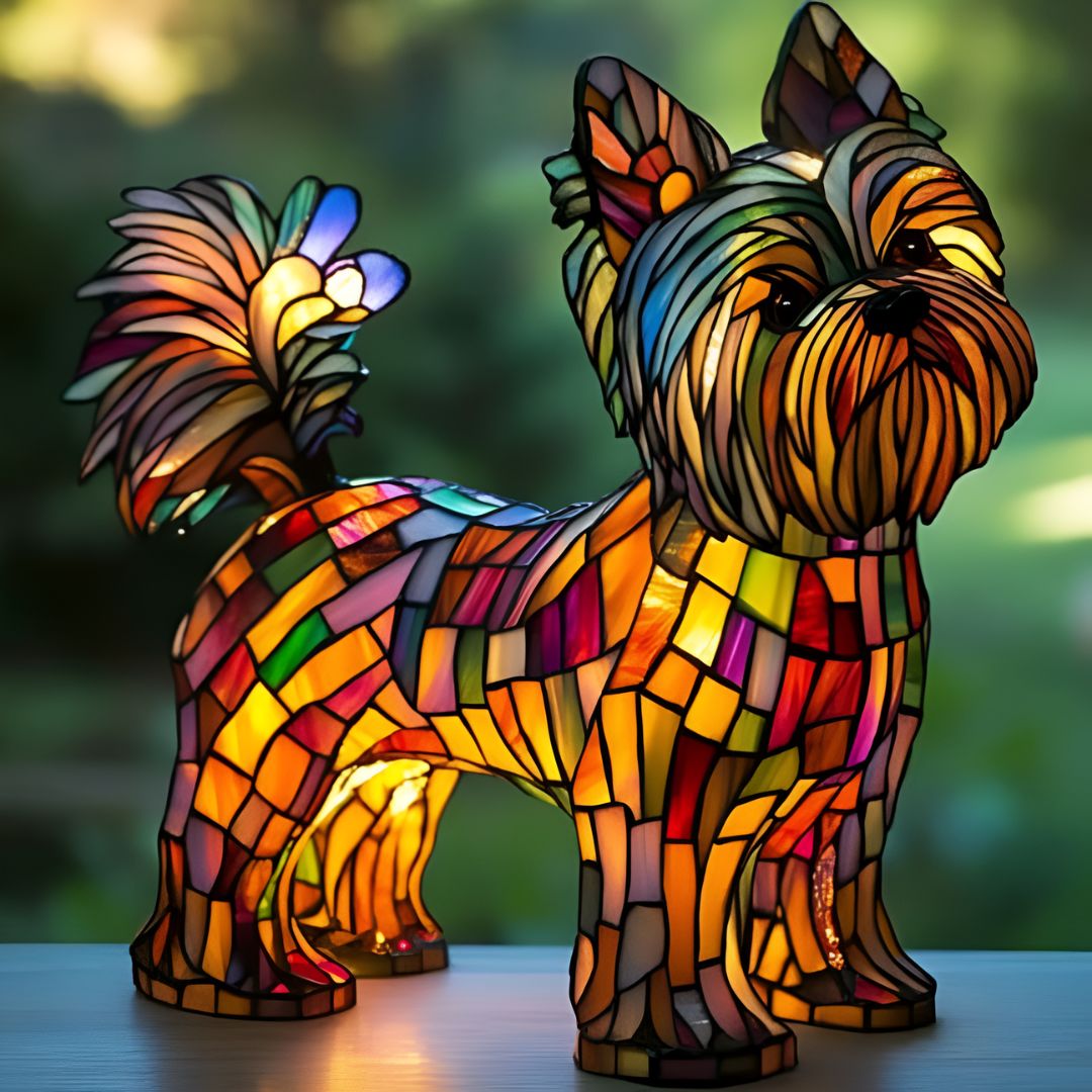 Isabelle | Colorful Dog-Shaped Magical Lamp