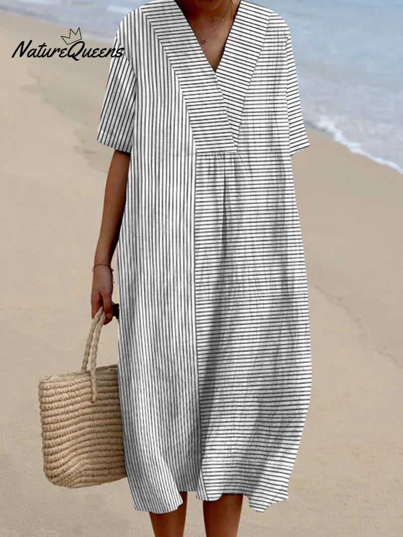 Ophelia | Relaxed Stripe Dress