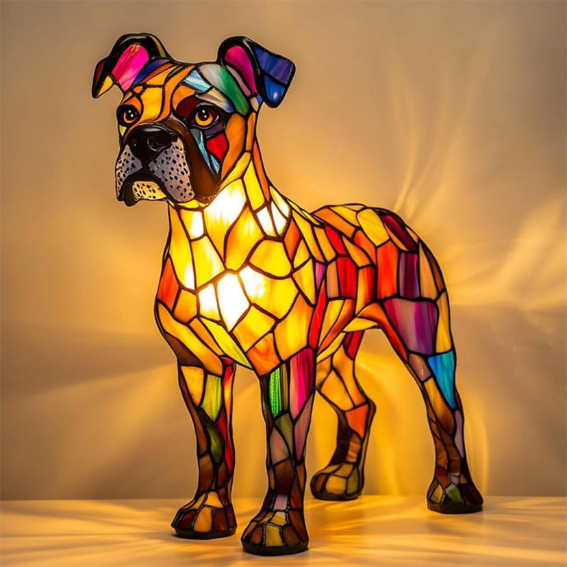 Simba | Enchanting Colorful Dog Lamp