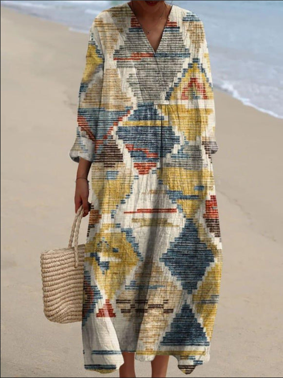 Cosima | Bohemian-Inspired Dress Featuring Ethnic Prints