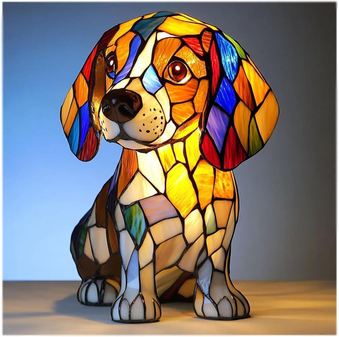 Jasper | Colorful Enchanted Dog Lamp