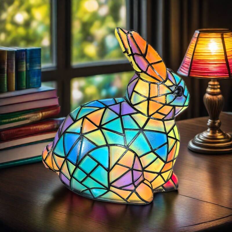 Sheila | Enchanting Colorful Rabbit Lamp