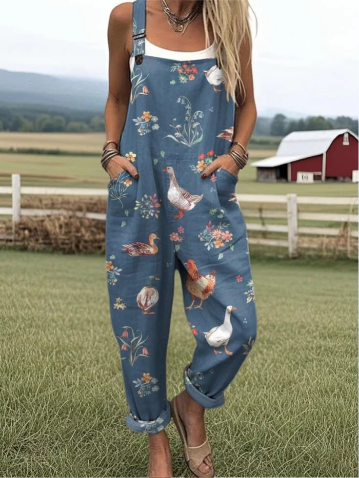 Aliyah | Retro Spring Jumpsuit