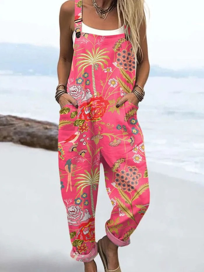 Shuvee | Retro Floral Spring Jumpsuit
