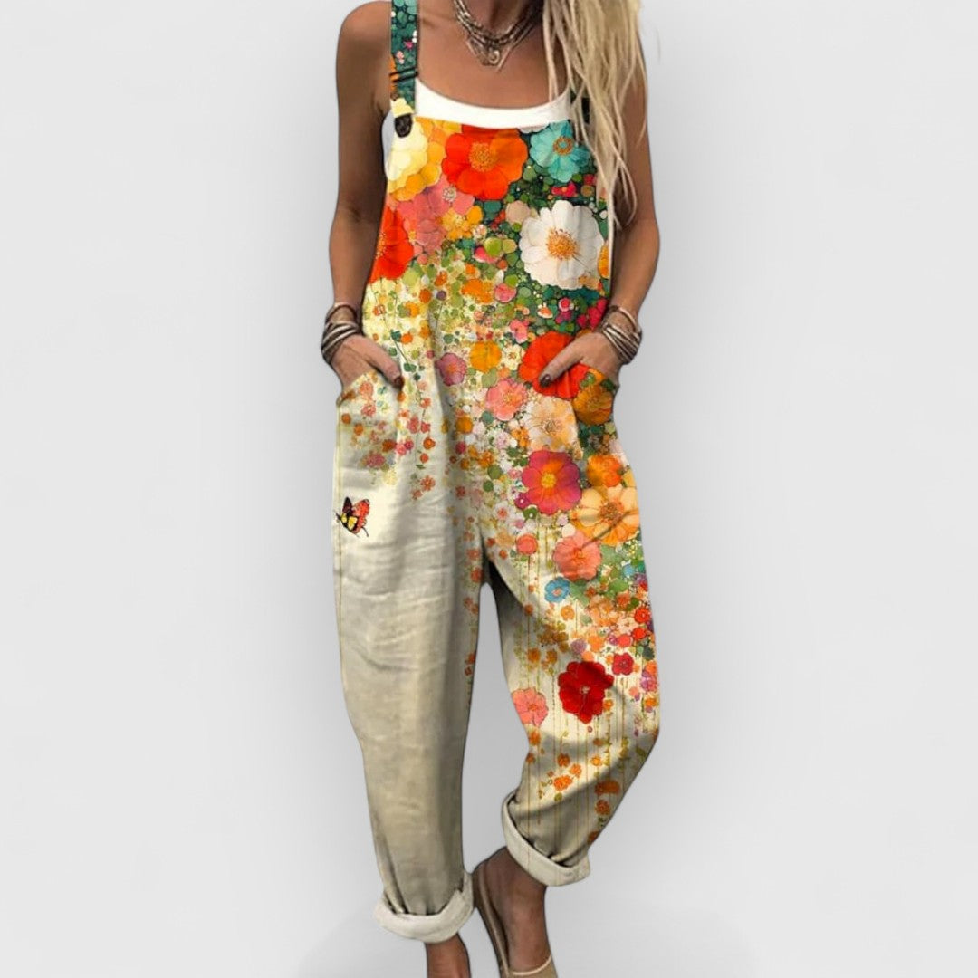 Miki | Artisan Vintage Floral Print Jumpsuit