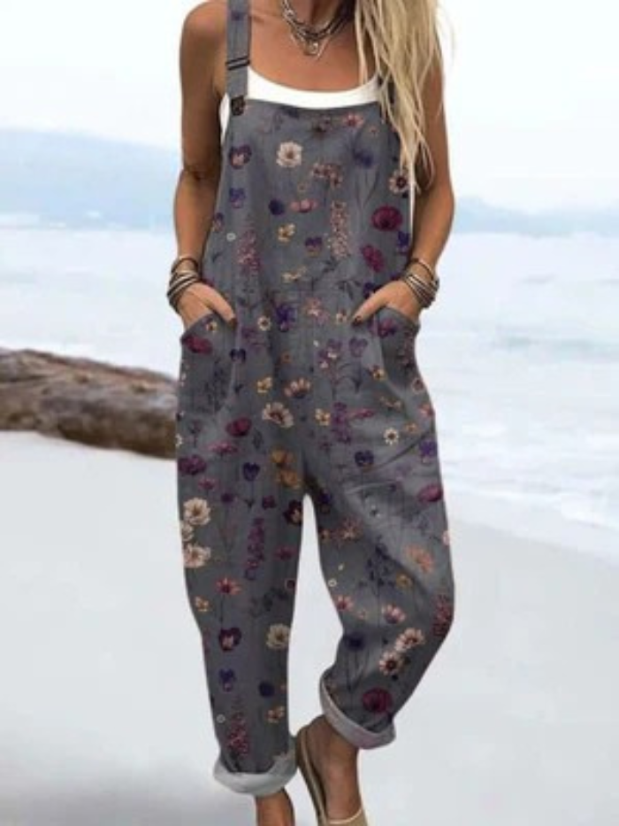 Adelaide | Classic Light Vintage Jumpsuit