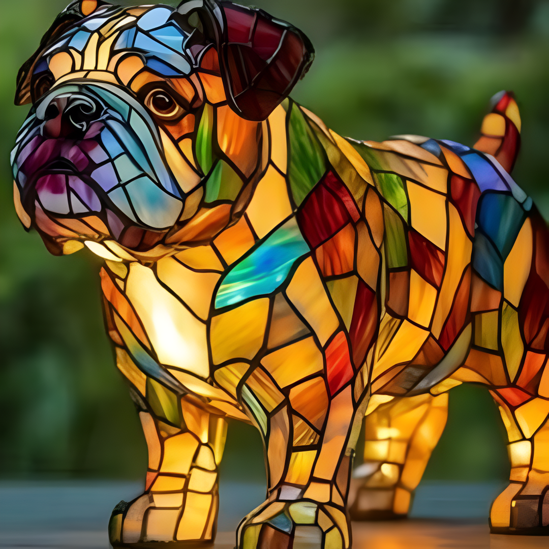 Max | Colorful Magic Dog Lamp