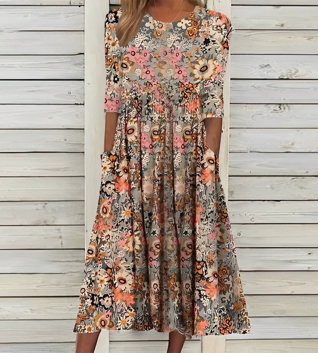 Rea | Tummy-Taming Floral Dress