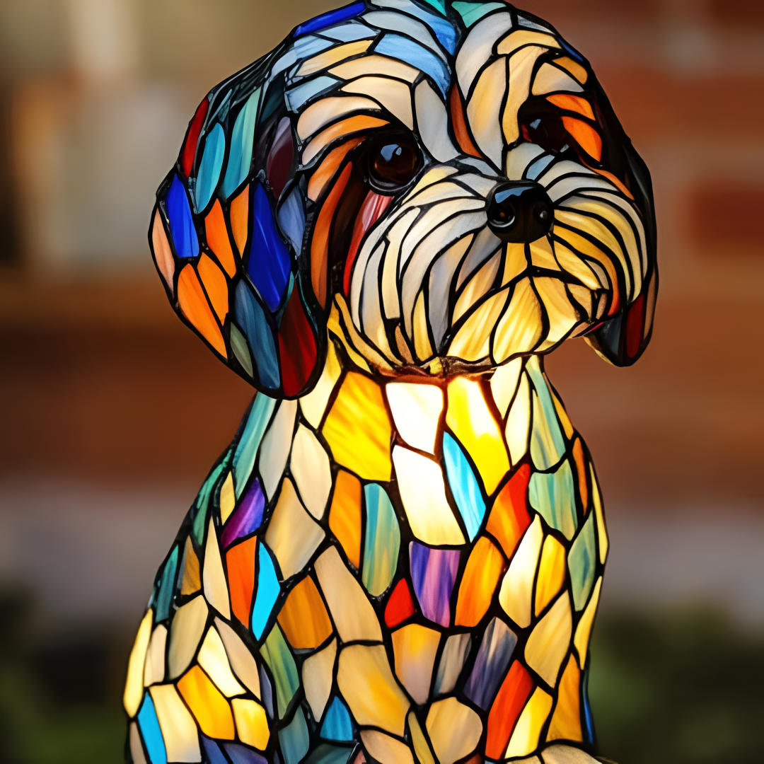 Sam | Enchanted Colorful Dog Lamp