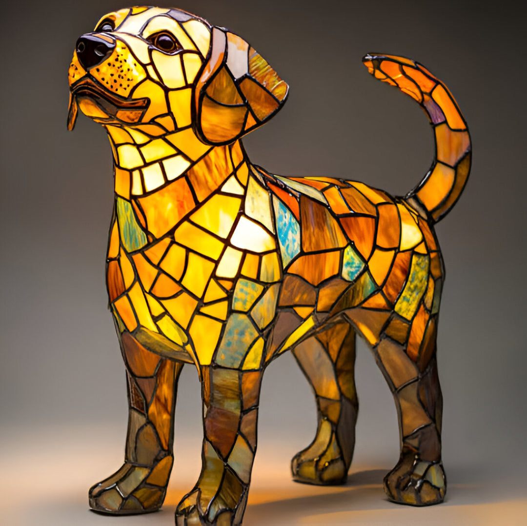 Willow | Colorful Magic Dog Lamp