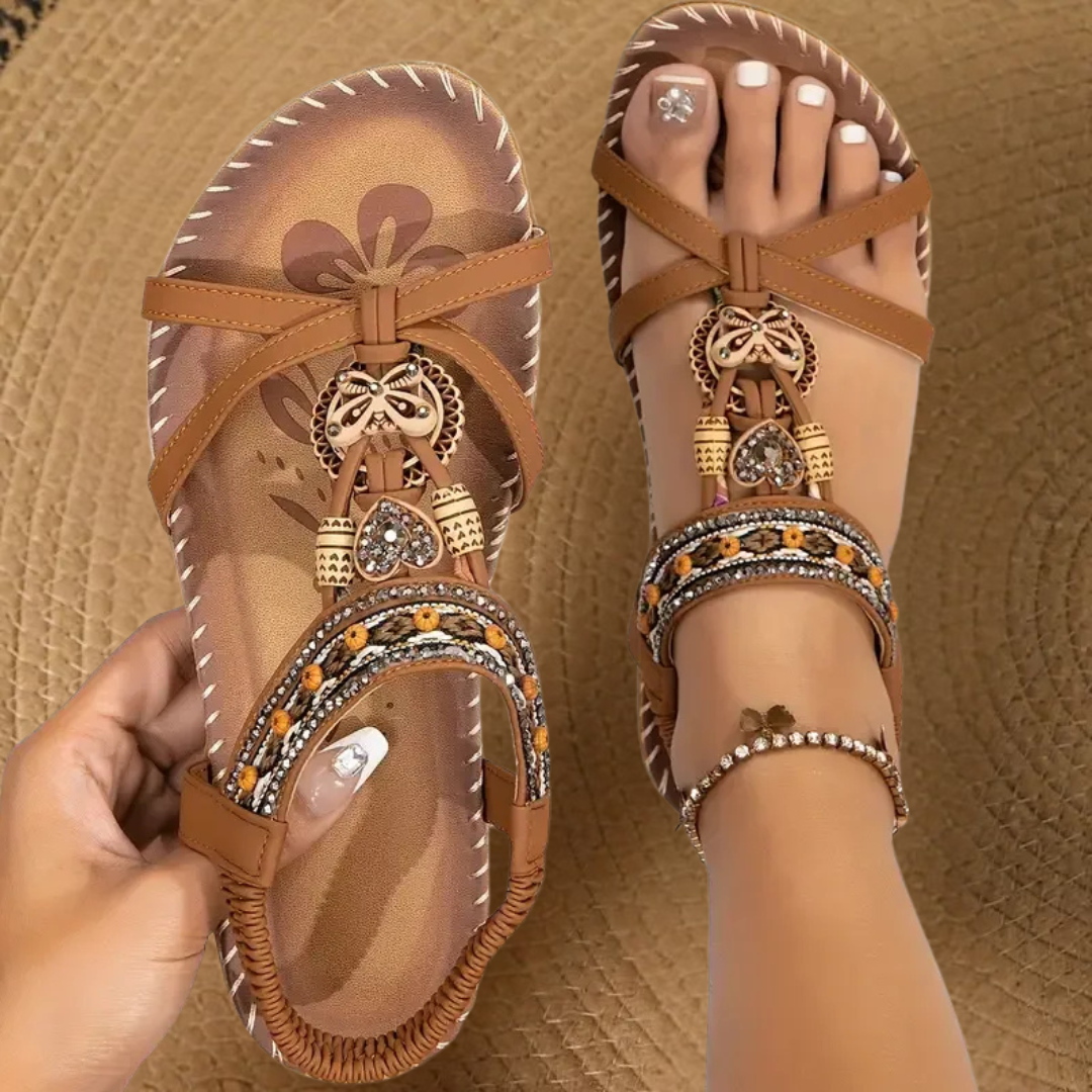 Lena | Chic Comfort Buckle Loafers
