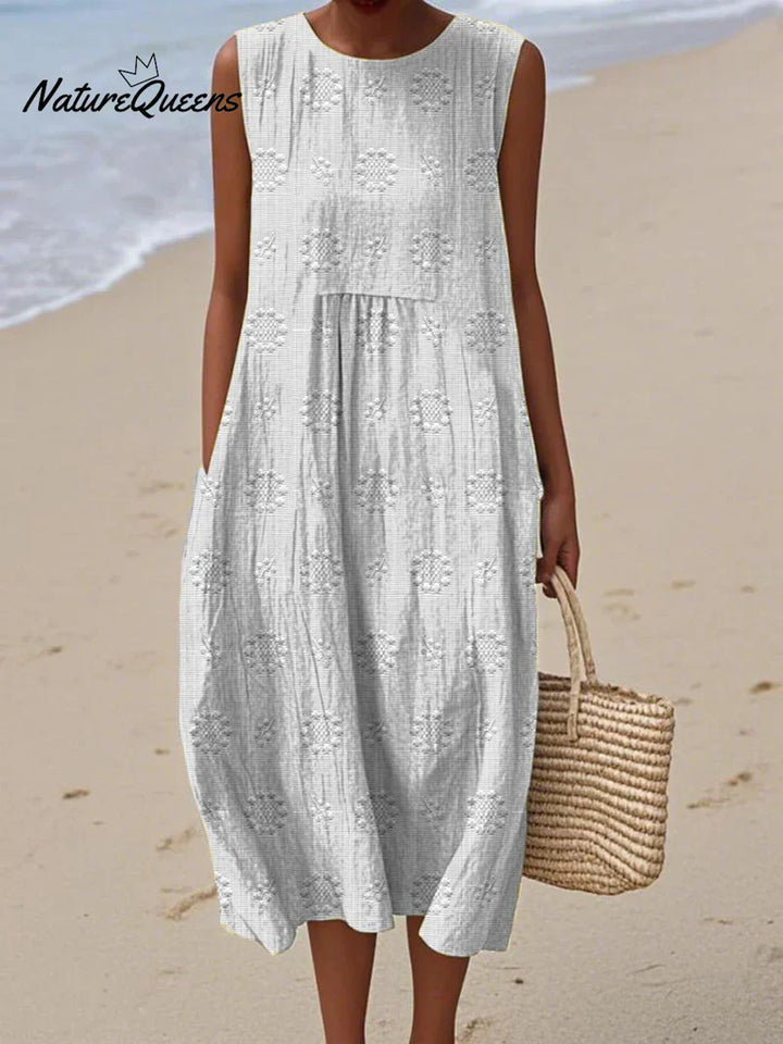 Henrietta | Embroidered Sleeveless Dress