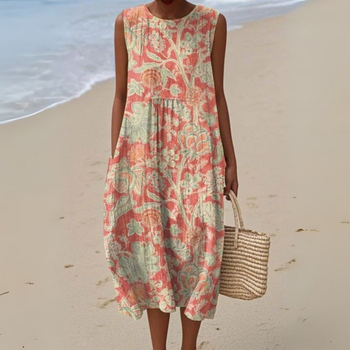 Astraea | Retro Floral Dress