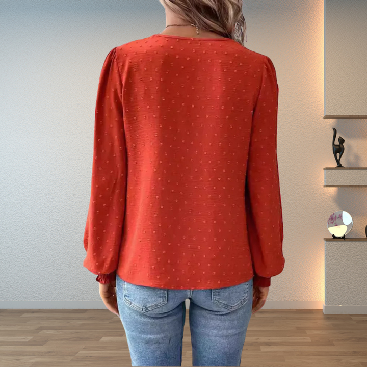 Satana | Elegant Lace Detail Blouse