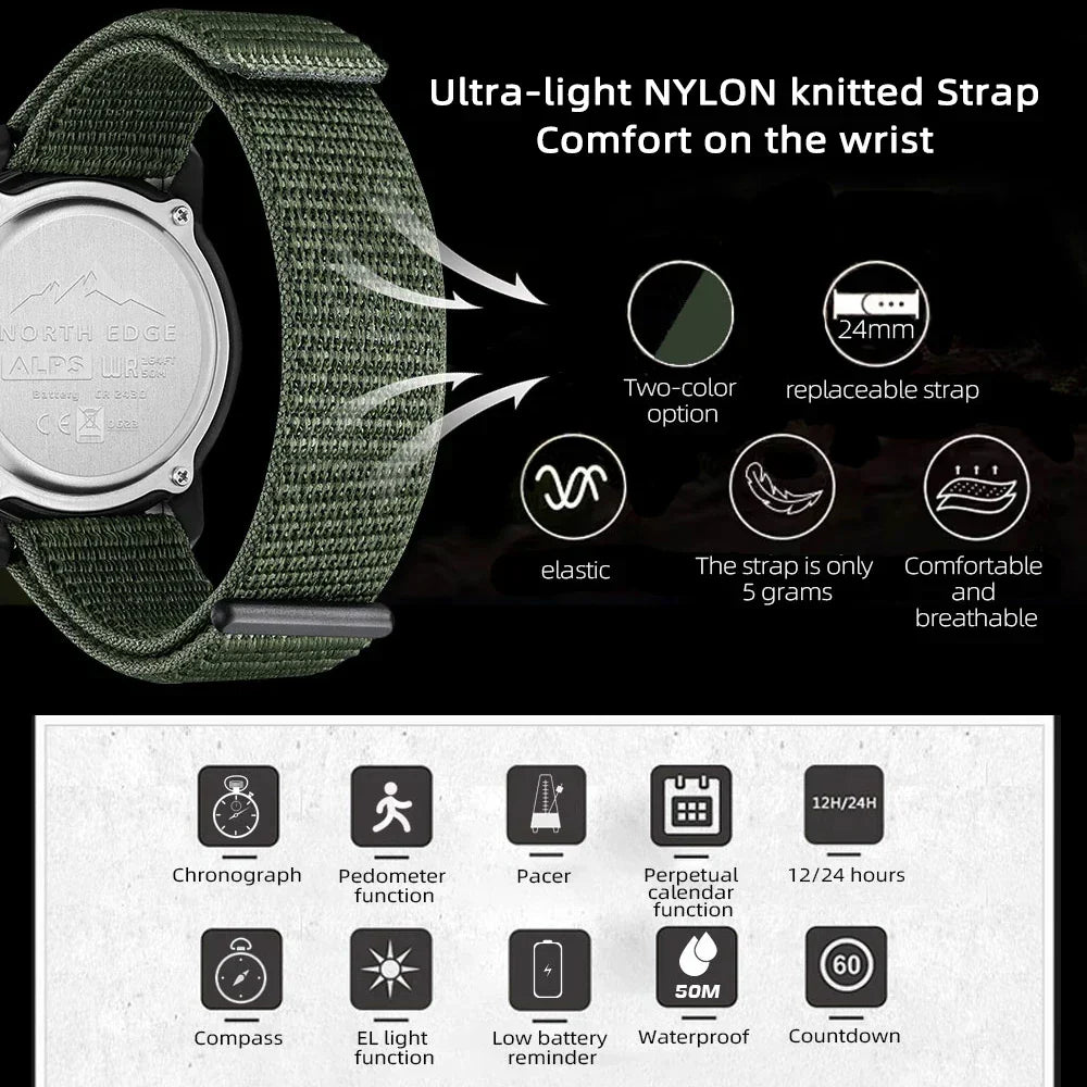 Tactical Digital Sports Watch