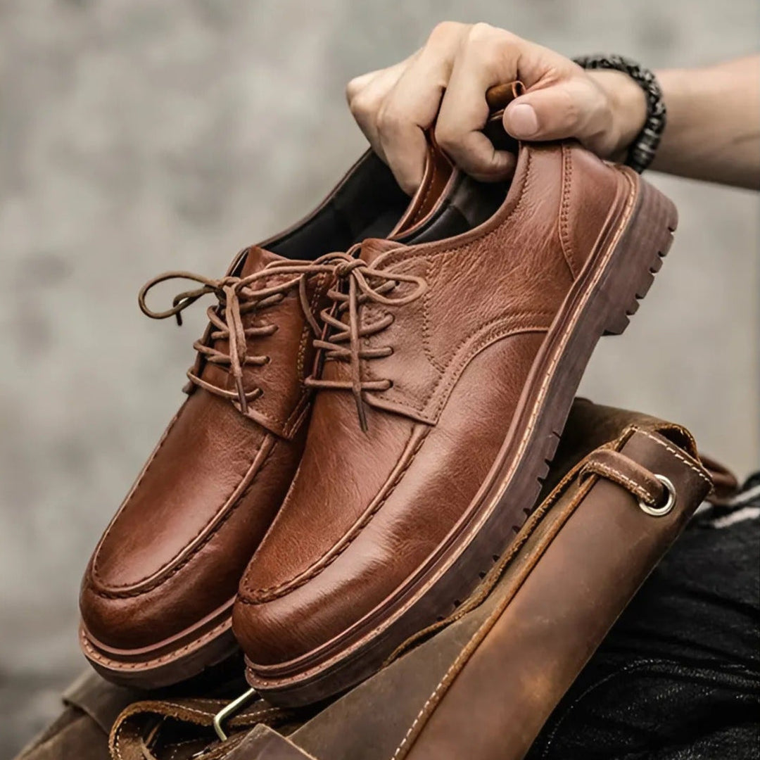 John | Classic Heritage Faux Leather Shoes