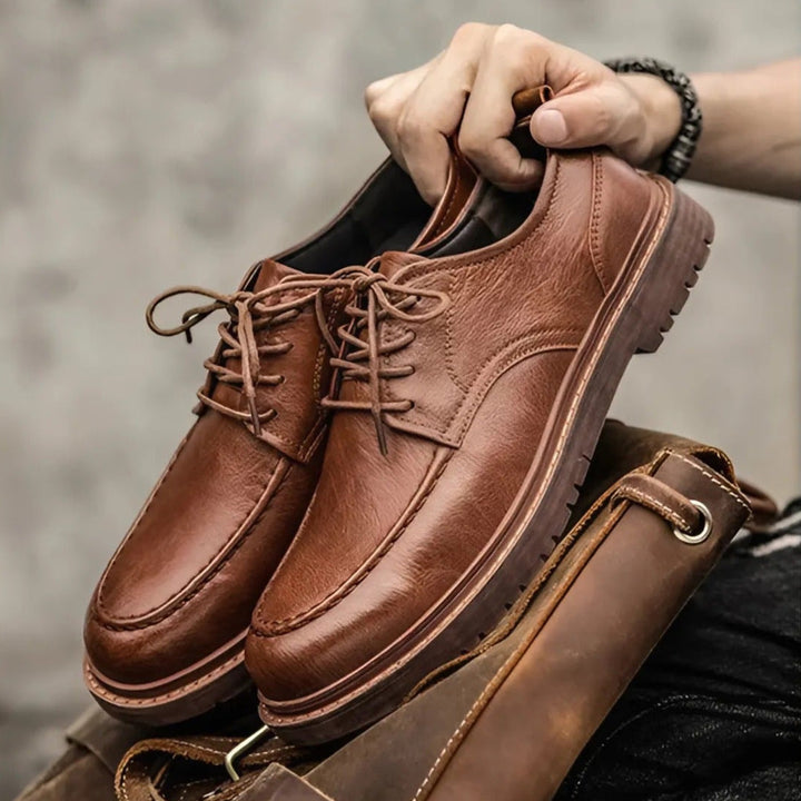 John | Classic Heritage Faux Leather Shoes