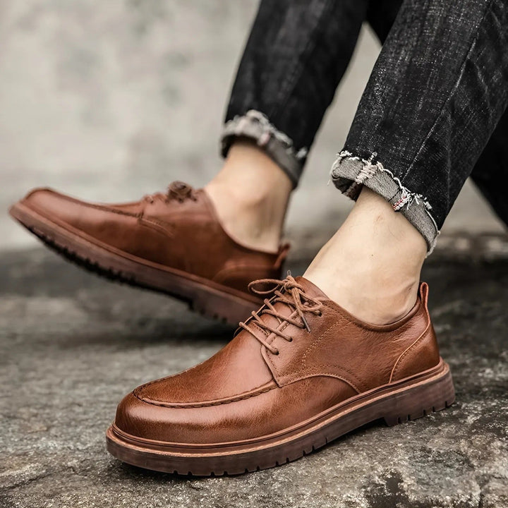 John | Classic Heritage Faux Leather Shoes