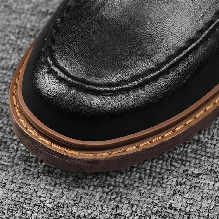 John | Classic Heritage Faux Leather Shoes