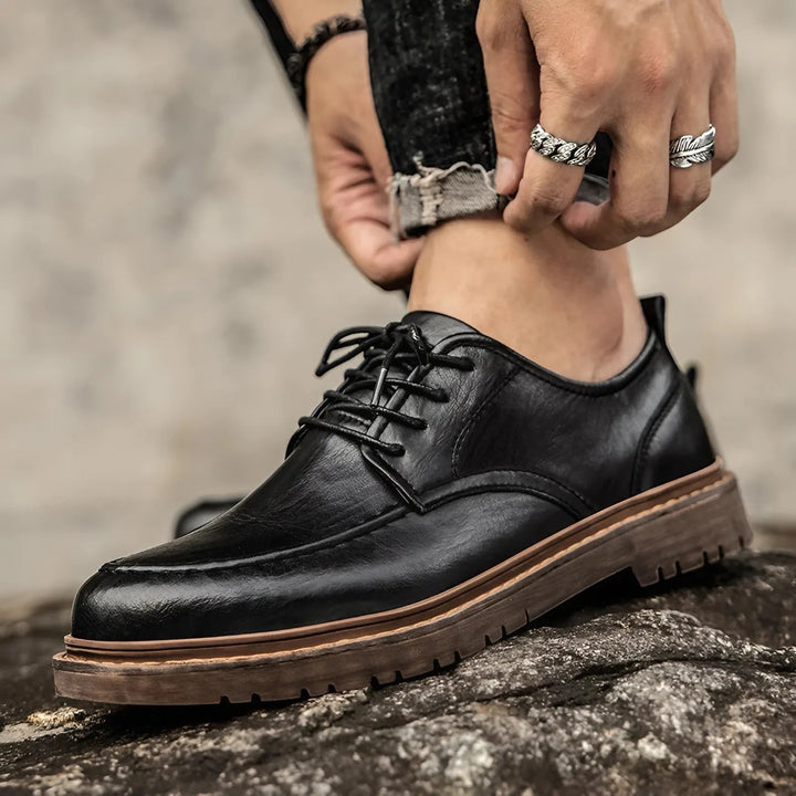 John | Classic Heritage Faux Leather Shoes