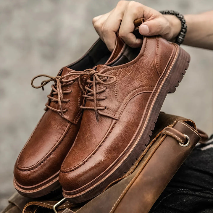 John | Classic Heritage Faux Leather Shoes