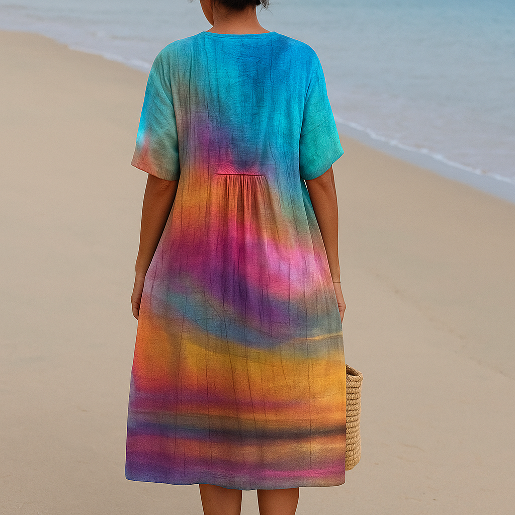 Esme | Sunset Tie-Dye Dress
