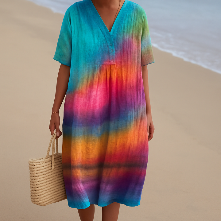 Esme | Sunset Tie-Dye Dress