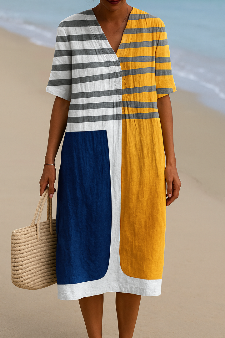 Aurelia | Color Block Dress