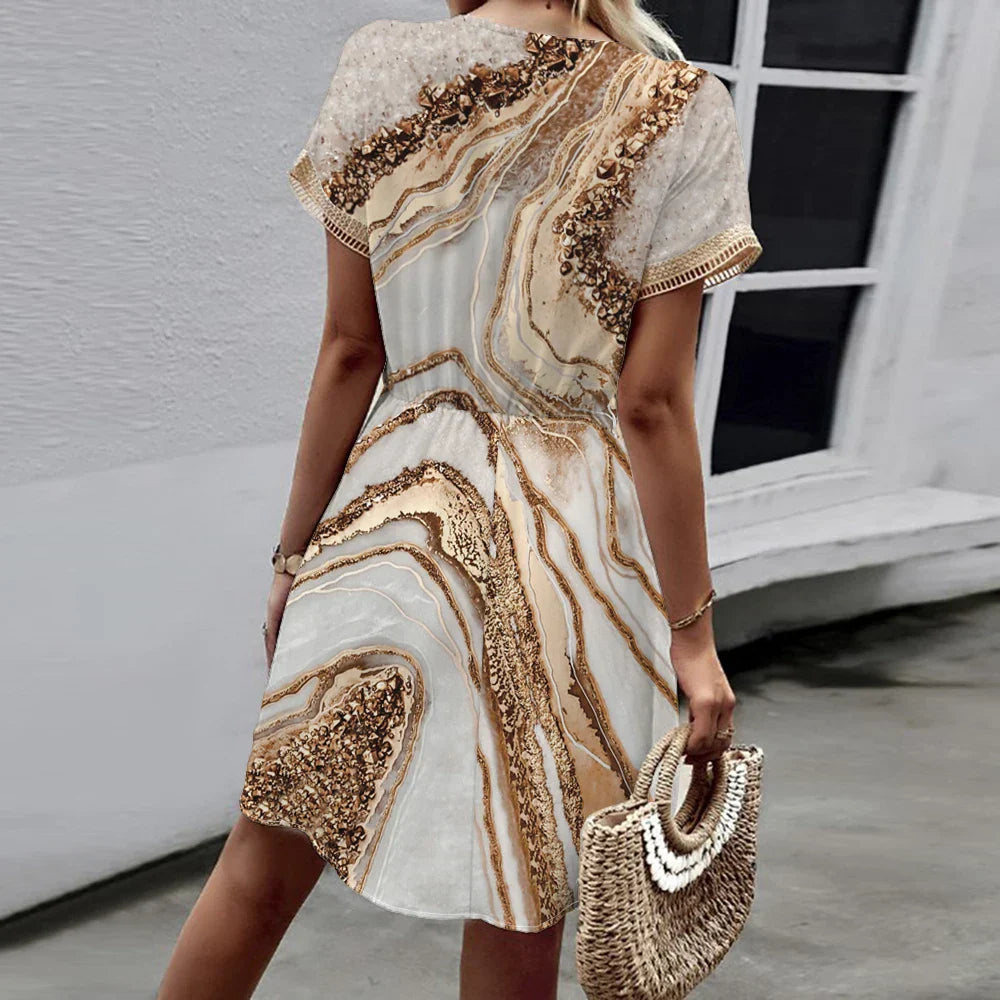 Arlene | Chic Printed Summer Dress