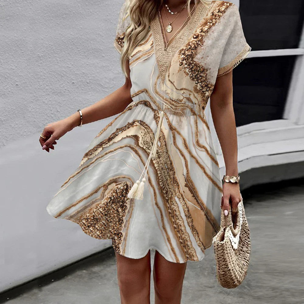 Arlene | Chic Printed Summer Dress