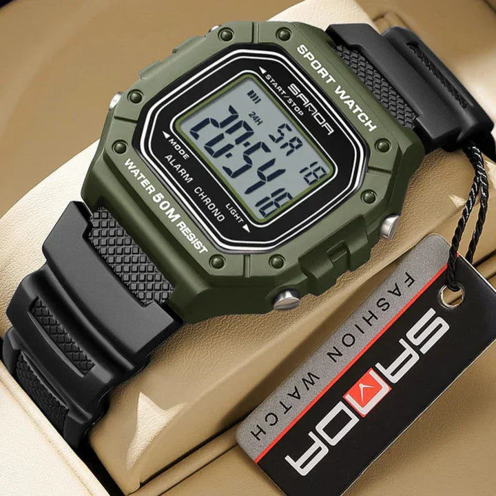 Tough Military-Style Digital Watch