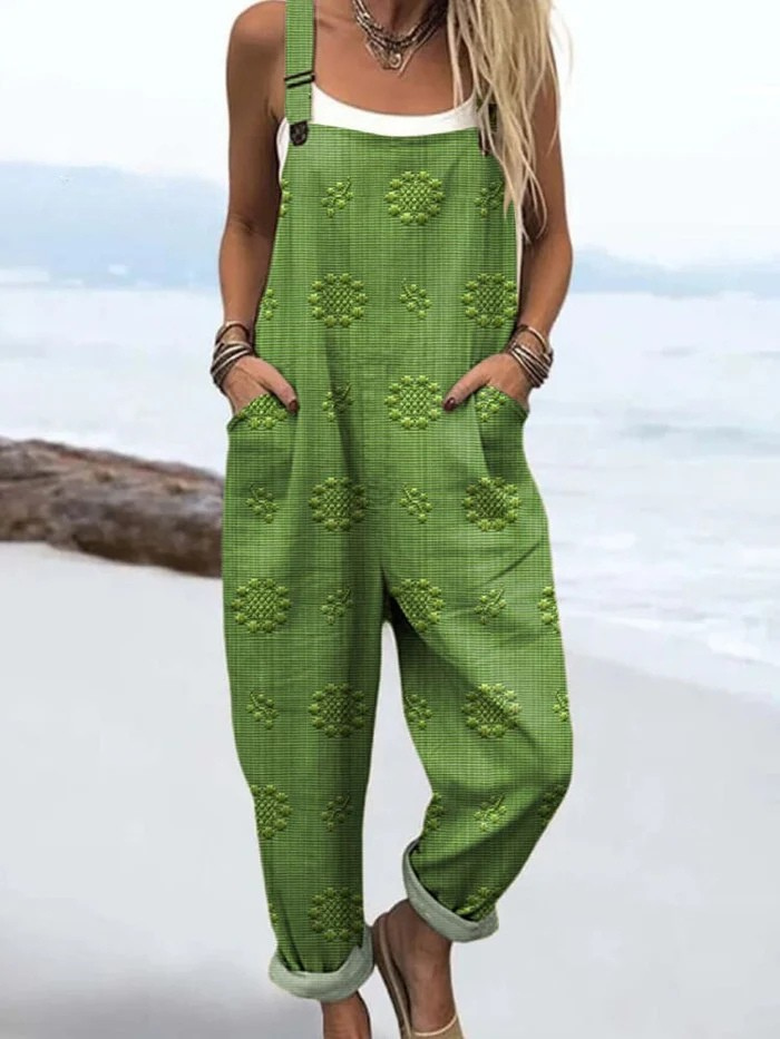 Lowanna | Retro Floral Jumpsuit