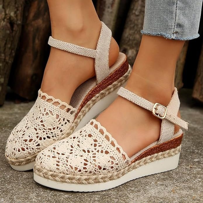 Remi | Crochet Espadrille Summer Sandals