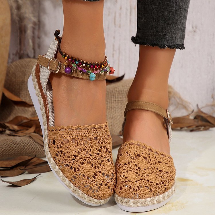 Remi | Crochet Espadrille Summer Sandals