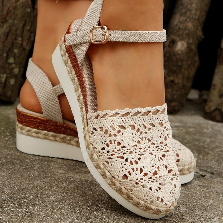 Remi | Crochet Espadrille Summer Sandals