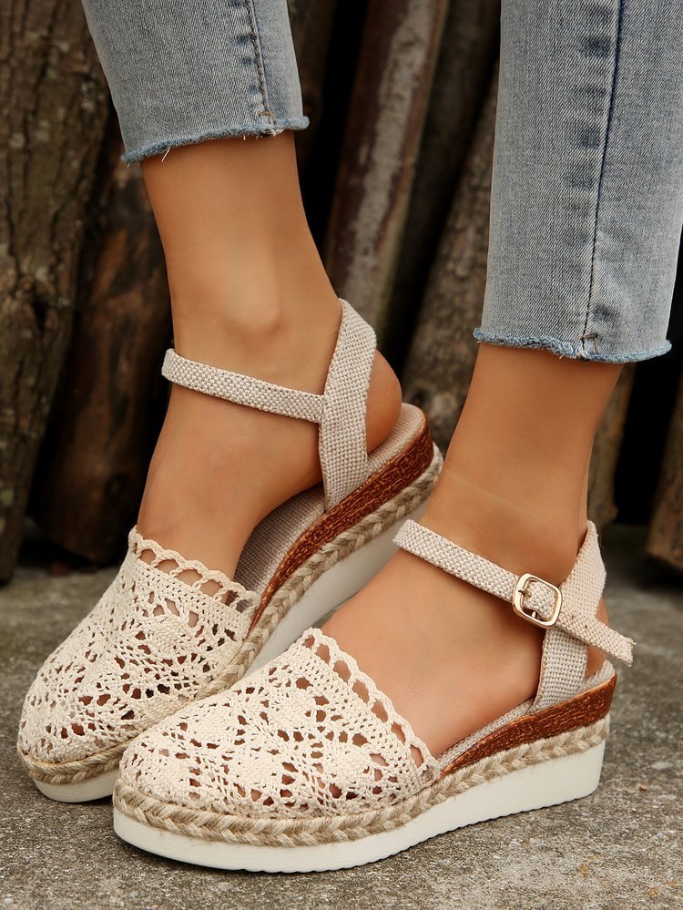 Remi | Crochet Espadrille Summer Sandals