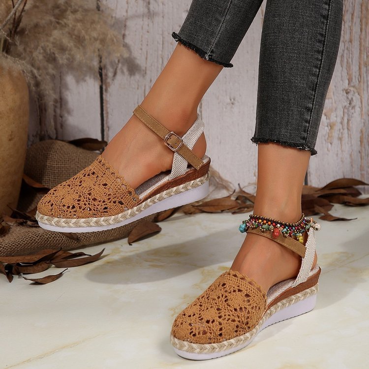 Remi | Crochet Espadrille Summer Sandals
