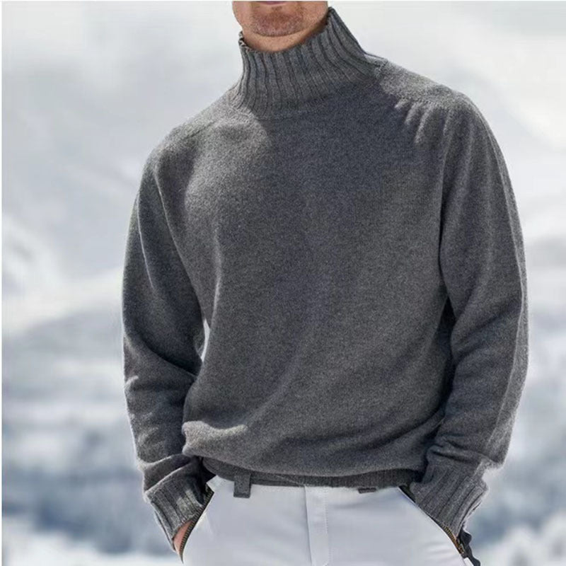 Rowan| Elegant High-Neck Sweater