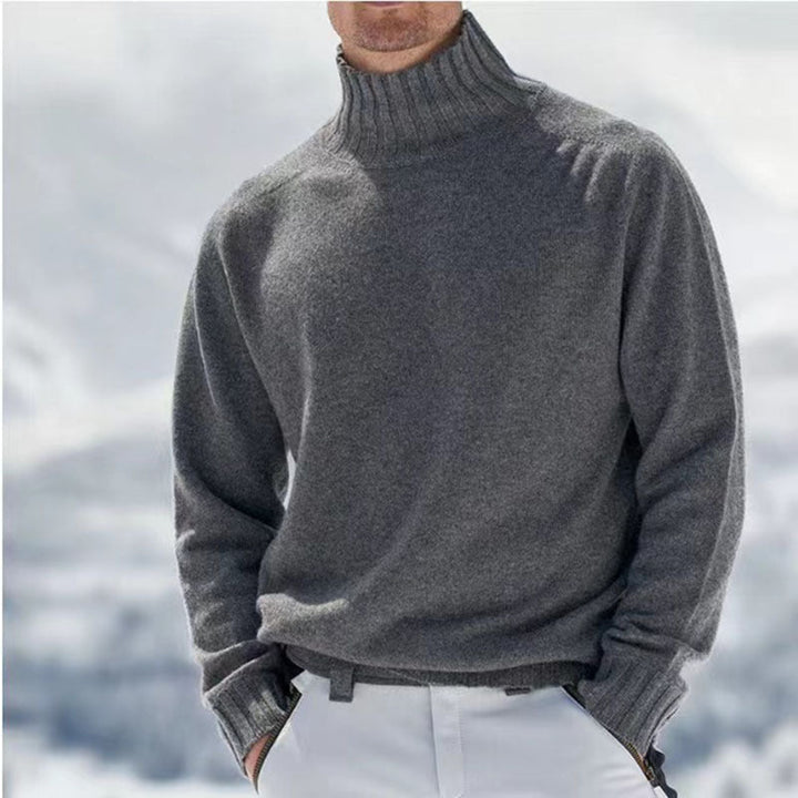 Rowan| Elegant High-Neck Sweater