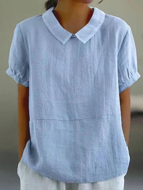 Sherlyn | Polished Relaxed Collar Blouse