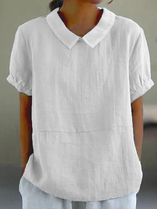 Sherlyn | Polished Relaxed Collar Blouse