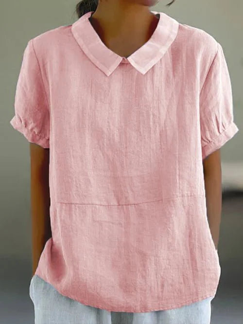 Sherlyn | Polished Relaxed Collar Blouse