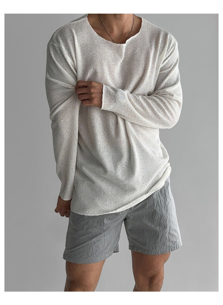 Tristan | Relaxed Long-Sleeve Men’s Shirt