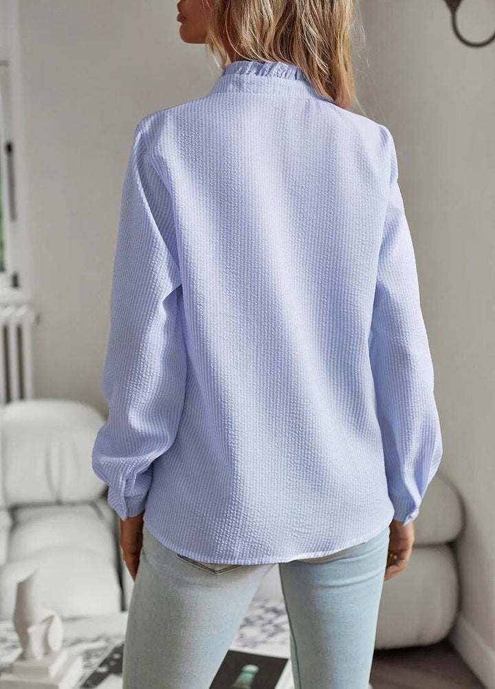 Berenice | Ruffled Button-Up Blouse