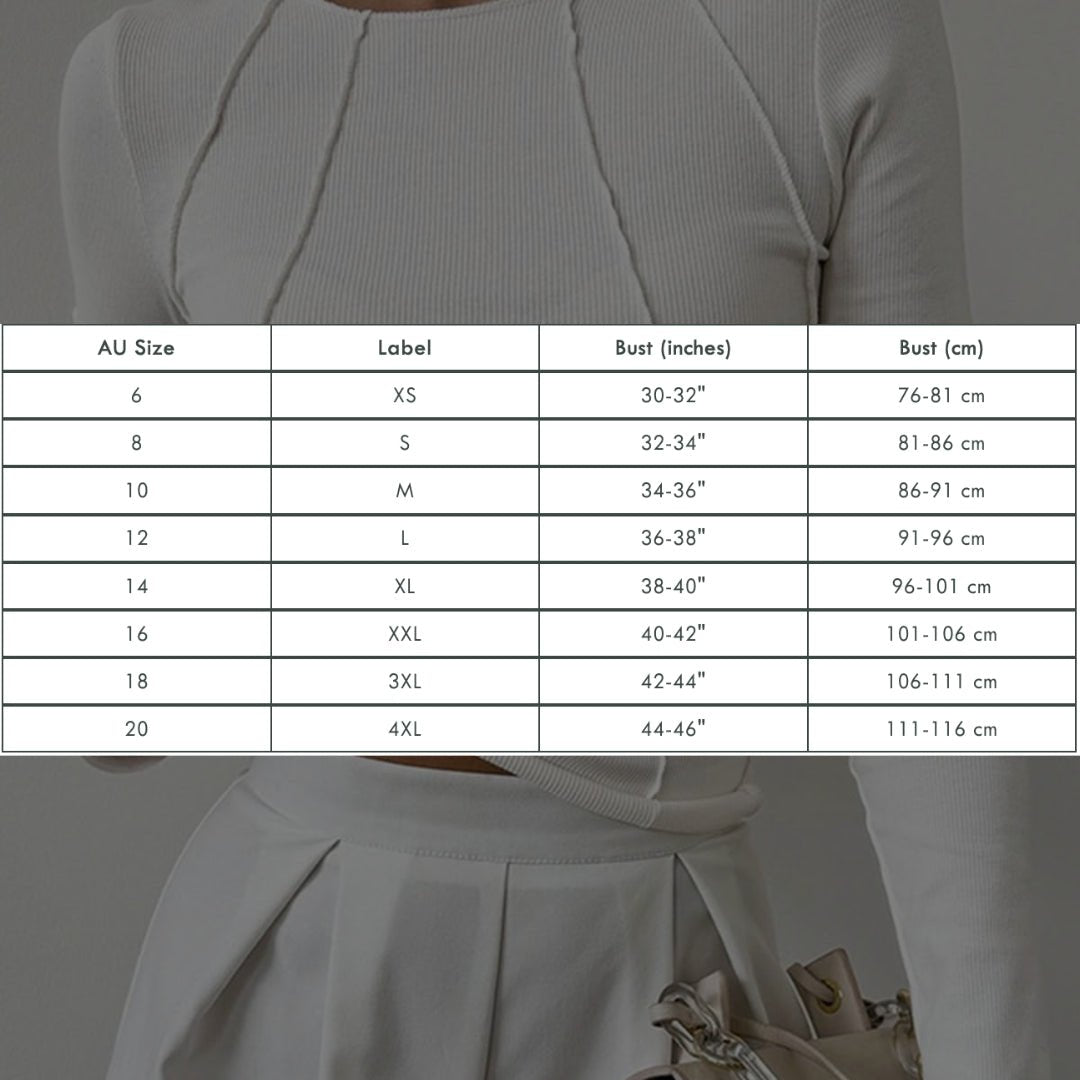 Kim | Elegant Ribbed Top With Seam Accents