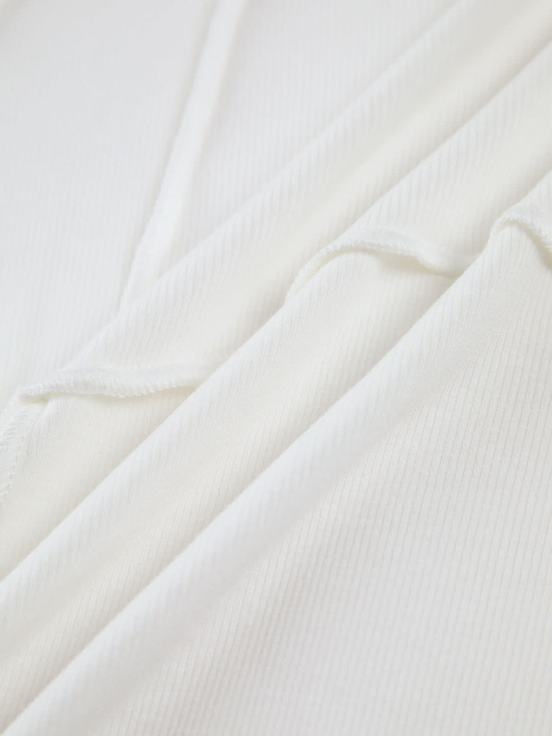 Kim | Elegant Ribbed Top With Seam Accents