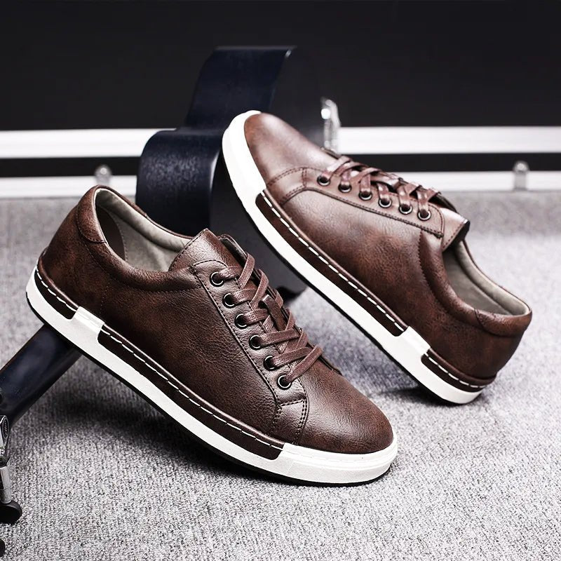 Logan | Brunello Faux Leather Shoes