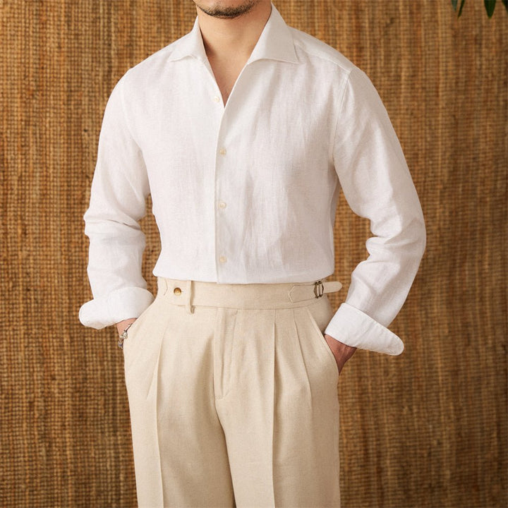 Trevor | Elegant Long-Sleeve Men’s Shirt